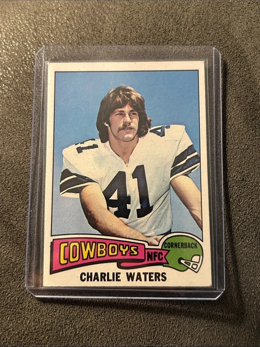 Charlie Waters 1975 Topps #59 Rookie Dallas Cowboys Football Card